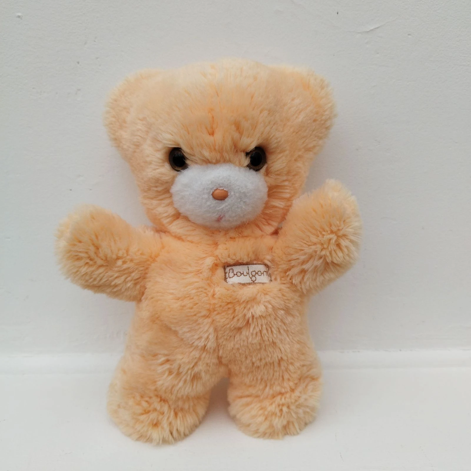 Ours vintage orange saumon Tuffy